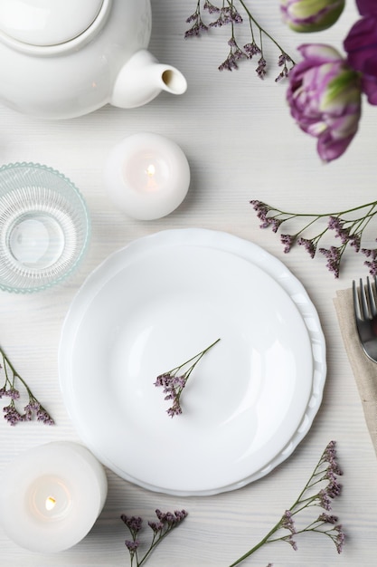 Kolacja przy świecach